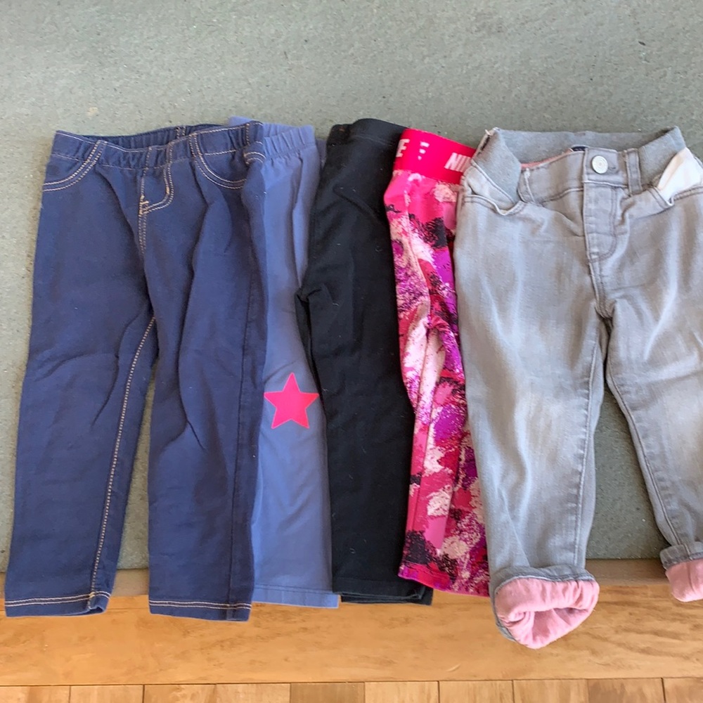4 pairs jeggings / leggings